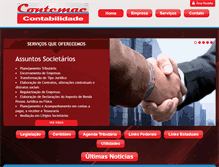 Tablet Screenshot of contemac.com.br